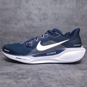 NIKE Zoom Pegasus 41 Dallas Cowboys Running Shoes Mens 8 Womens 9.5 Blue White